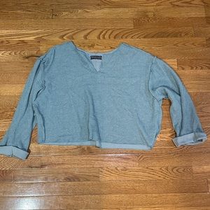 Teal sweater / lounge shirt